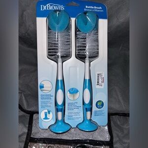 Munchkin Dual Blue Bottle Brush Set